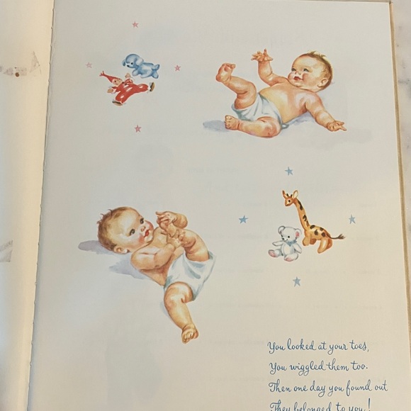 Vintage 1960’s Baby Book Partially Used - Picture 4 of 8